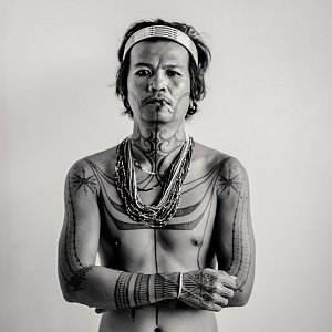 Mentawai tattoo in Bali