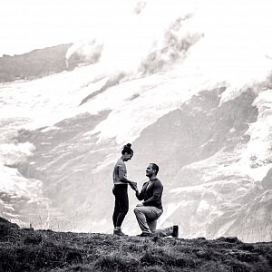 Marriage proposal Switzerland Cody & Ellie